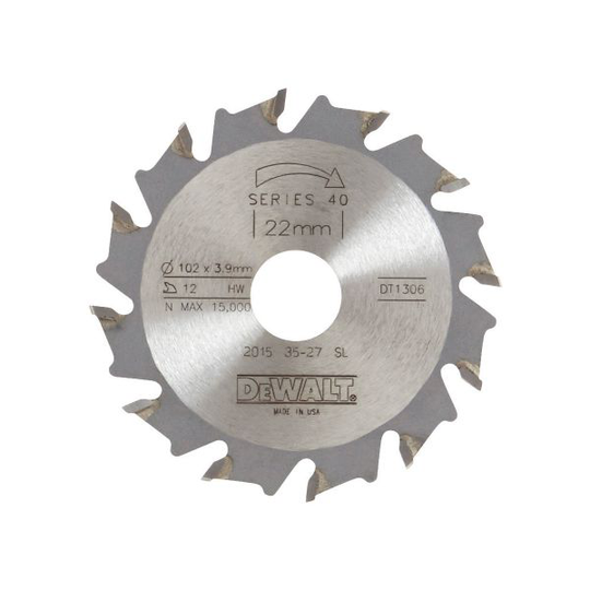 Dewalt DT1306-QZ Fräsklinga 100 x 22 x 12 mm