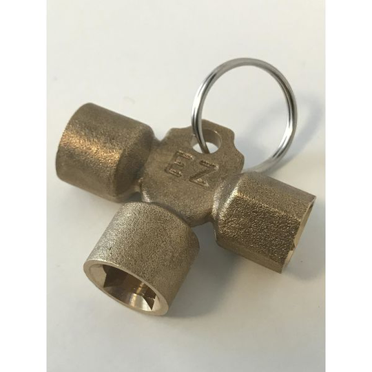 Ezze 5438348 Vattenutkastarnyckel 3-axlig