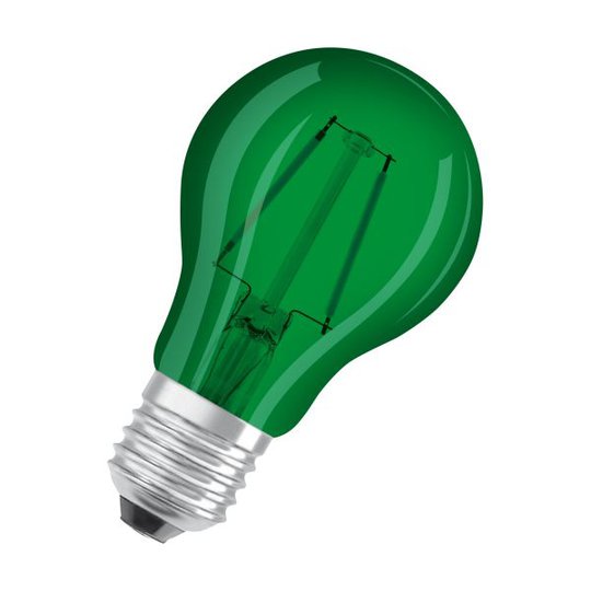 Osram Classic A Star LED-lampa E27-sockel Grön, 45 lm