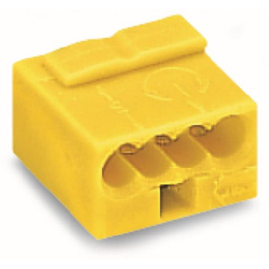 Wago 243-504 Klämma 7 x 10 x 10 mm, 100-pack Gul