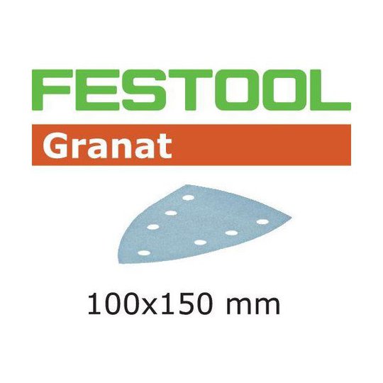 Festool STF GR DELTA Slippapper 7-hålat, 50-pack P80
