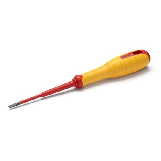 Hultafors 445065 Skruvmejsel för spårskruv, isolerad 1000 volt SL 0,8x4,0x100 VDE