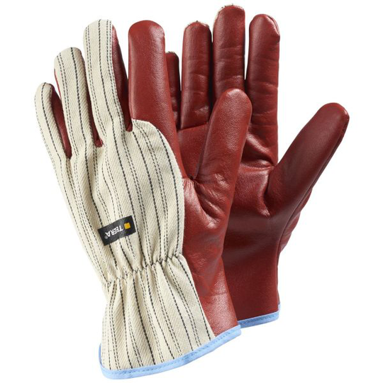 Tegera 957 Arbetshandske röd/beige 7