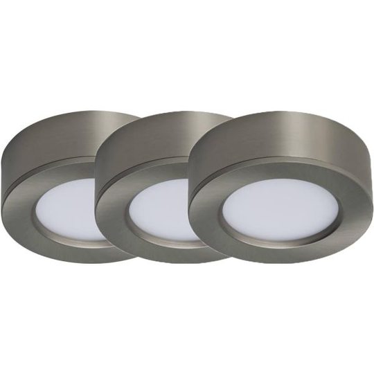 Nordlux KITCHENIO Spotlight 3-pack Nickel