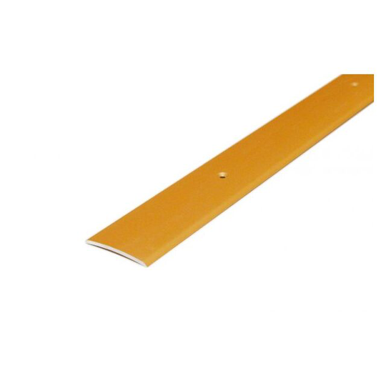 SKARVLIST 40MM SLÄT GULD 100CM INKLUSIVE SKRUV | Beijerbygg Byggmaterial
