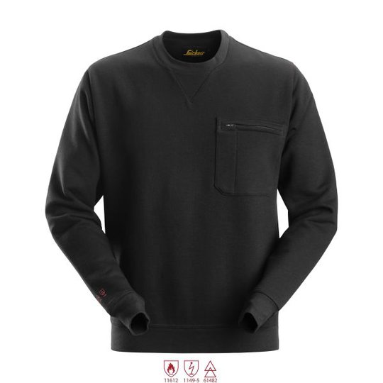 Snickers 2861 ProtecWork Sweatshirt svart XS