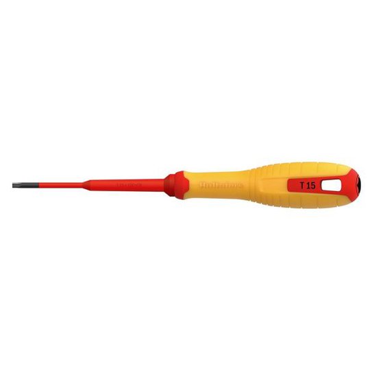 Hultafors 446605 Skruvmejsel för Torx, isolerad 1000 volt T 15 x 100 VDE