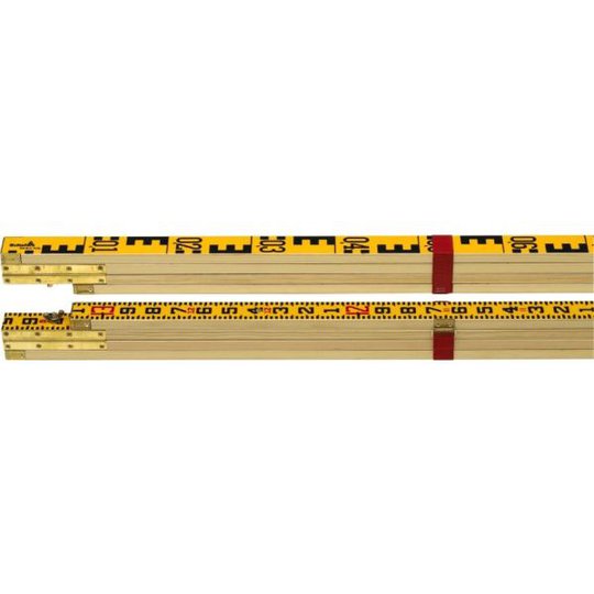 Hultafors 704 RG1 RG6 Nivåstång gul reflex, fotgradering i tiondelar