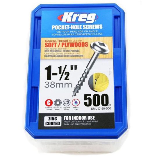 Kreg SML-C150-500 Skruv 38 mm 500-pack