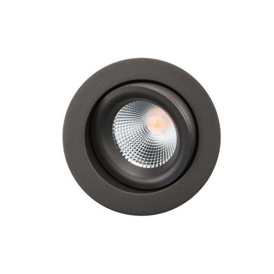 SG Armaturen Junistar Lux Isosafe Downlight 7 W, grafit 540 lm