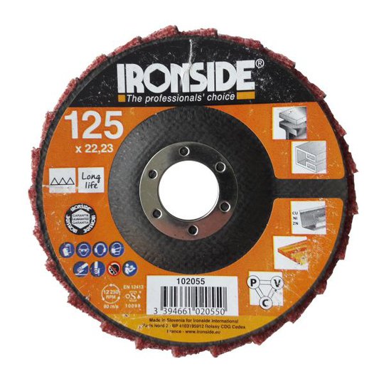 Ironside 102055 Lamellrondell för polering Medium