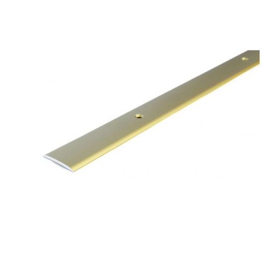 SKARVLIST 25MM SLÄT GULD 100CM INKLUSIVE SKRUV | Beijerbygg Byggmaterial