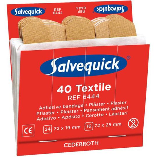 Salvequick 6444 Textilplåster 6x40st