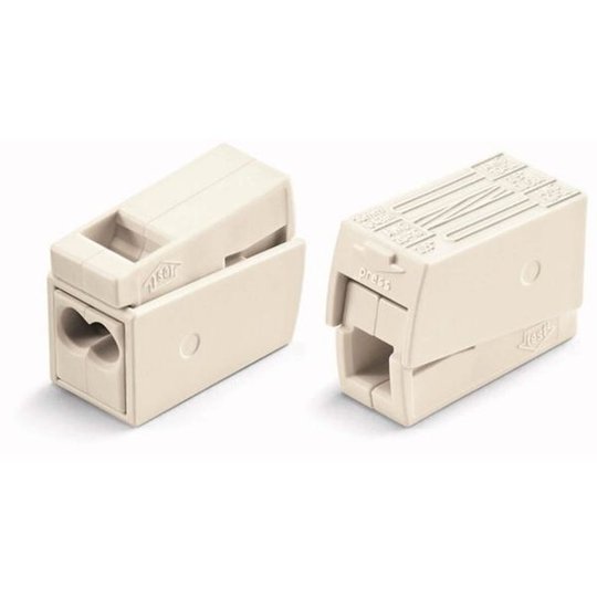 Wago 224-112 Toppklämma dubbel ledarklämma, 100-pack