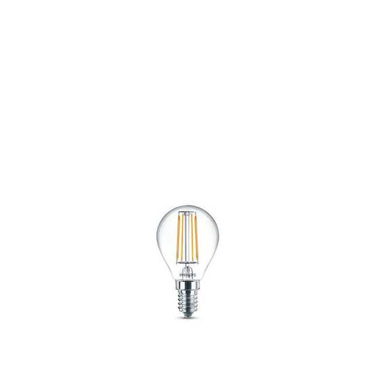 LEDLAMPA PHILIPS CLASSIC GLAS KLOT E14 SRT4 VARMVIT KLAR 40W | Beijerbygg Byggmaterial