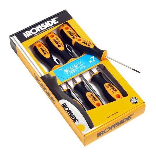 Ironside 120503 Skruvmejselsats 7 delar