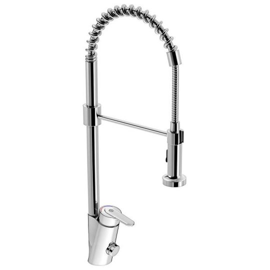 Gustavsberg Nordic Plus Spiralex Köksblandare 600 mm, elektronisk avstängningsventil