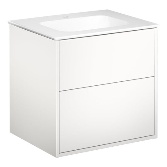 Gustavsberg Artic Kommod vit, 60 cm, med tvättställ