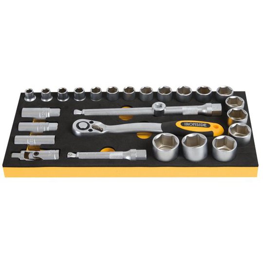 Ironside 102389 Hylsnyckelsats 26 delar, 1/2"