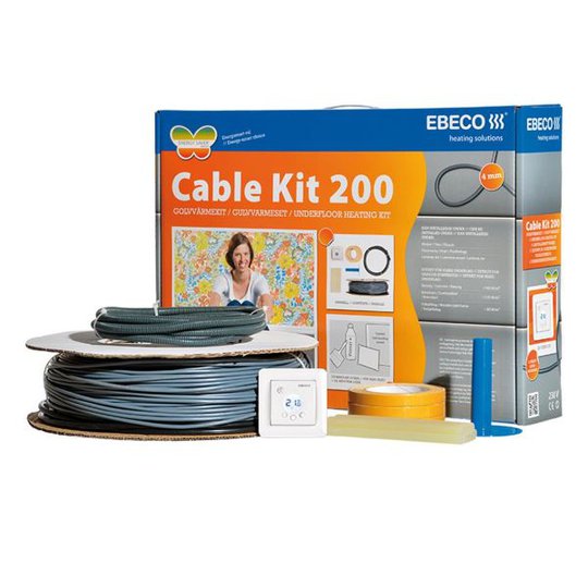 Ebeco Cable Kit 200 Golvvärmekabel 1180W 107 m