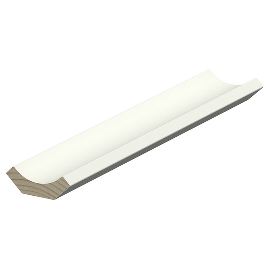 15X43 HÅLKÄLSLIST VIT L=4,4M | Beijerbygg Byggmaterial