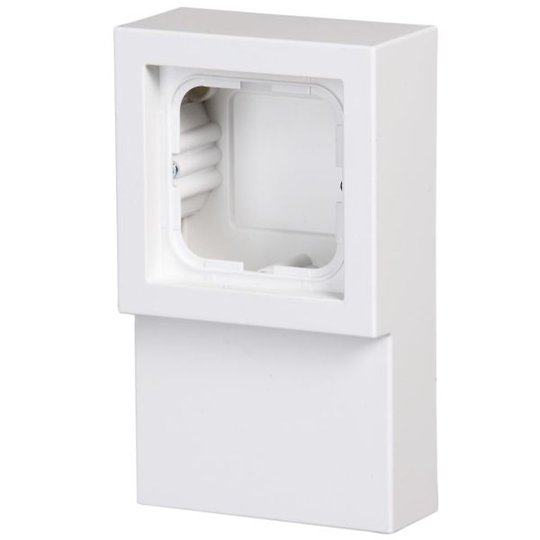 ABB 1721L-84 Sockeldosa 1-fack, vit