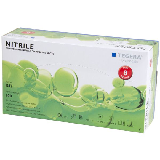 Tegera 843 Engångshandske 100-pack, nitril 9