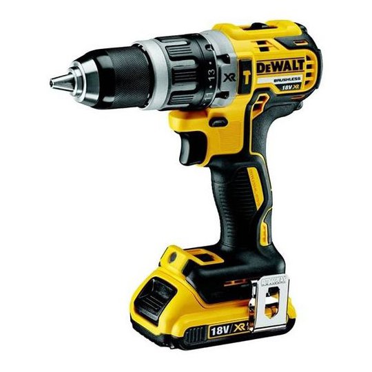 Dewalt DCD796D2 Slagborrmaskin med 2,0Ah batterier och laddare