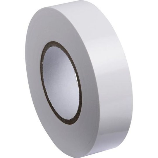 Gelia 050000510 Eltejp 20 m x 19 mm, vit