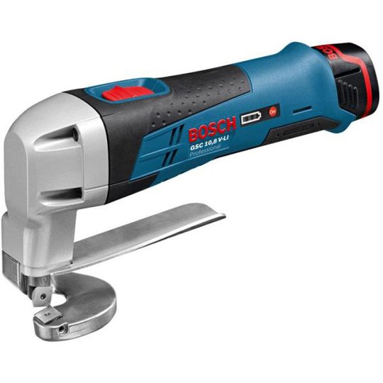 Bosch GSC 12V-13 Plåtsax med batterier och laddare