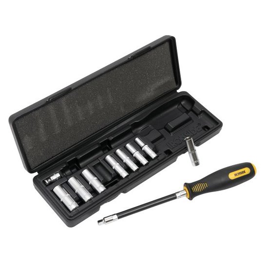 Ironside 116012 Hylsnyckelsats 10 delar, 1/4"