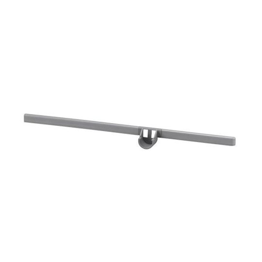 Elfa 480680 Konsoltäcklist platinum, 33x420x33 mm Vänster