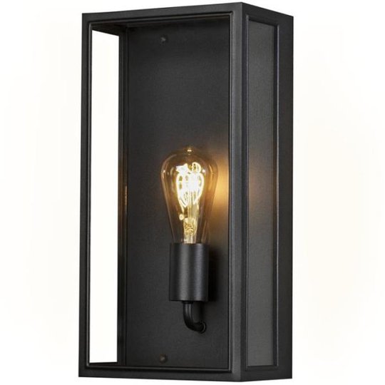 Konstsmide Carpi Väggarmatur E27, 60W, svart