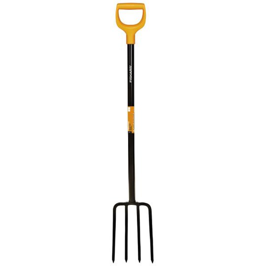 Fiskars Solid Grep svart stål, 4-klo