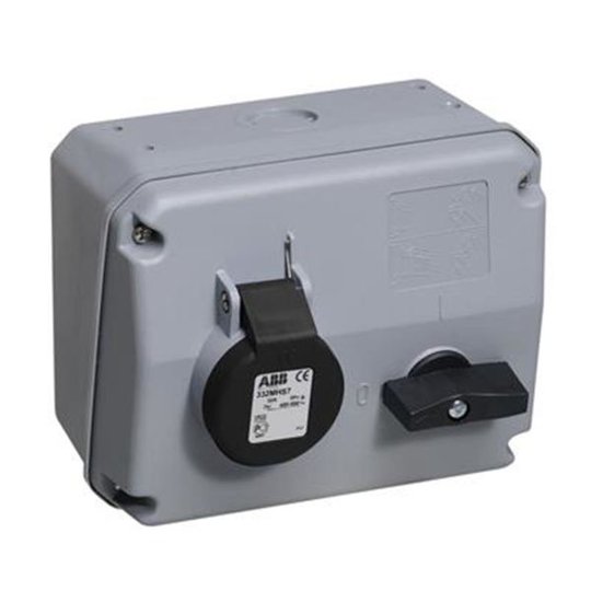 ABB 2CMA167678R1000 Vägguttag IP44, 3P+J, 32 A 500 V