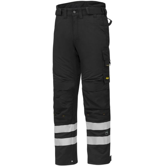 Snickers 6619 AllroundWork Vinterbyxa svart/svart, korta, fodrade XS
