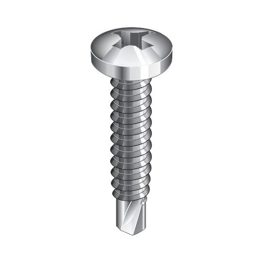 Ejot 581040 Borrskruv kullrig stål, PH2 FZB 3,5 x 13 mm, 1000-pack