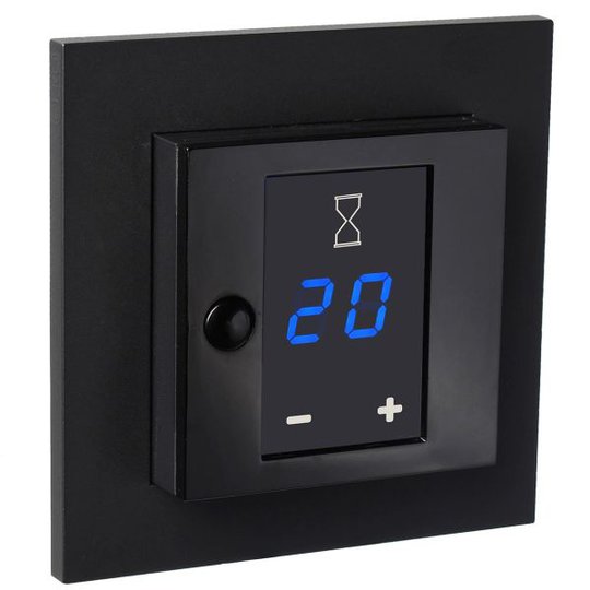 Elko EKO05989 Timer Plus, 2-pol, 16A, display Svart