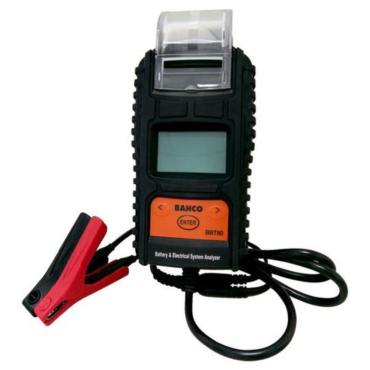 Bahco BBT80 Batteritestare med skrivare, 6 och 12 V