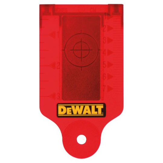 Dewalt DE0730-XJ Måltavla för röd laser