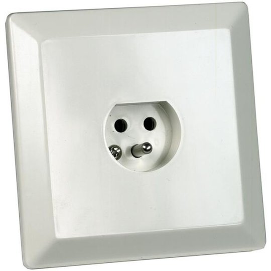 Gelia 080000696 Lamputtag infällt, 2-pol, jordat