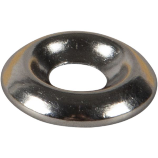 ESSVE 515901 Bricka förnicklad mässing 4,2 x 11 x 1 mm, 8-pack
