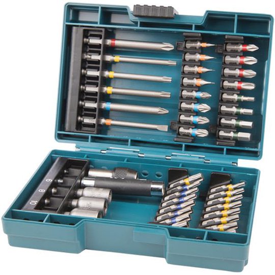 Makita B-55697 Bitssats 43 delar, med förvaringslåda