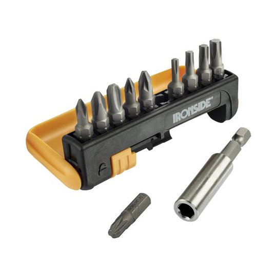 Ironside 201737 Bitssats 11 delar, 1/4", PH/PZ/TX, 25 mm