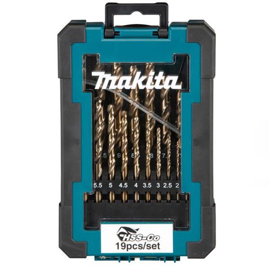 Makita D-67561 Metallborrset 19 delar