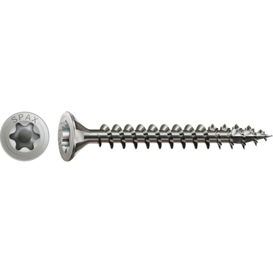 SPAX 1197000350253 Träskruv 3,5 mm, TFT, A2, ETA-12/0114 3,5 x 25 mm, 200-pack