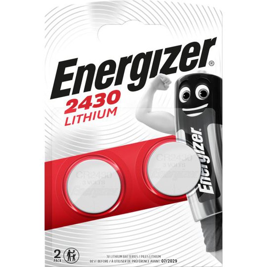Energizer 2430 Knappcellsbatteri litium, 3 V, 2-pack