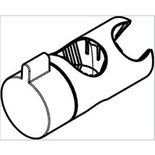 Hansgrohe 92366000 Duschhållare Ø22 mm, förkromad
