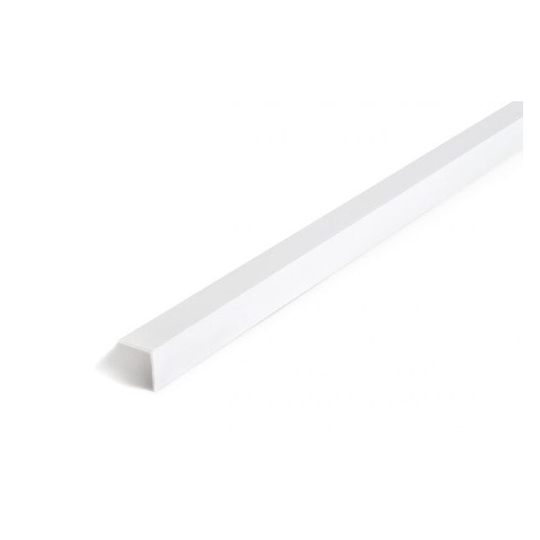 HÖRNSKYDD 25X25MM VIT 270CM HÅRDPLAST 1MM SJÄLVHÄFTANDE | Beijerbygg Byggmaterial