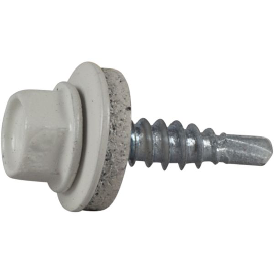 ESSVE 64953 Farmarskruv 4,8 x 20 mm, borrspets, 250-pack RR20 (Vit)